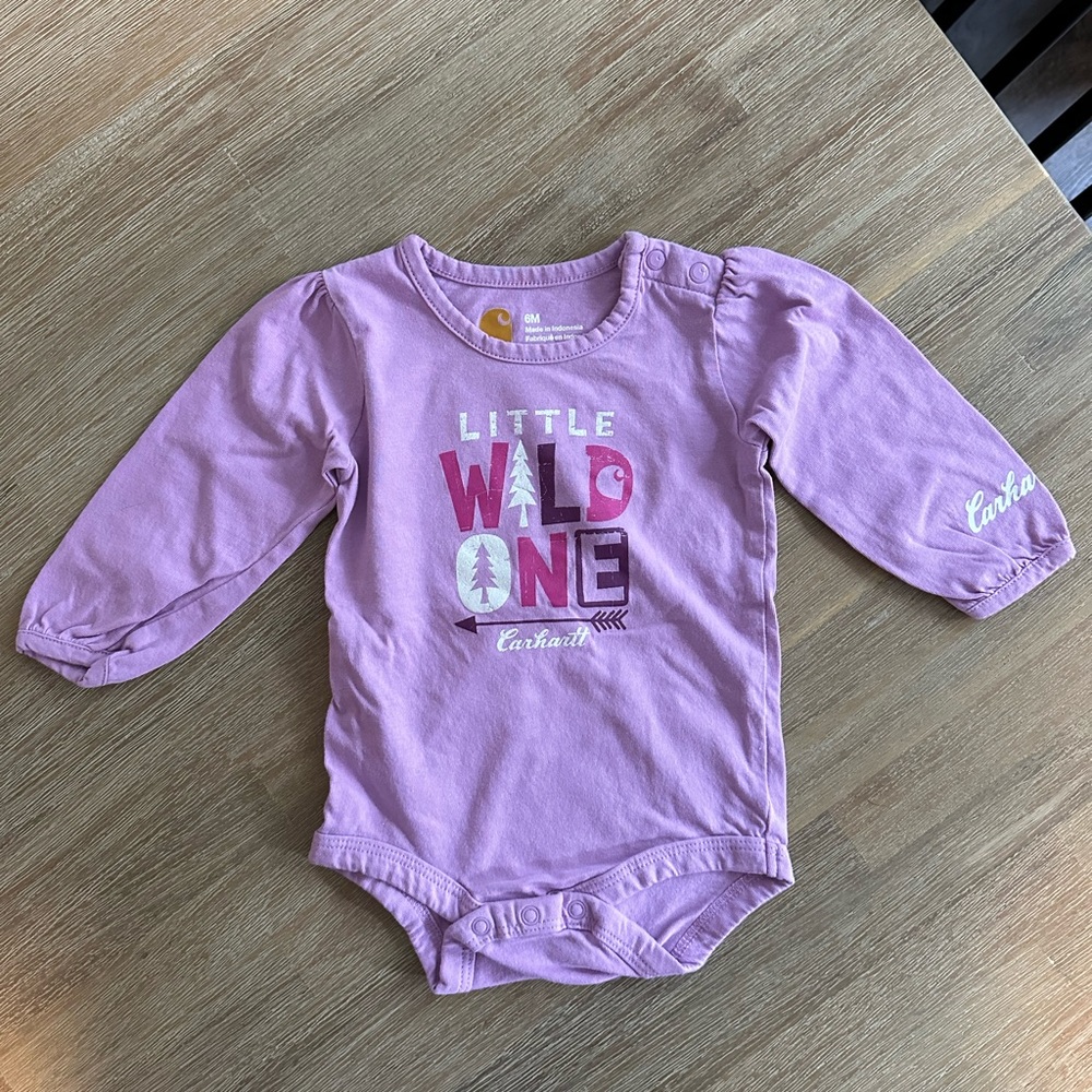 Carhartt | Little Wild One Long-sleeve Bodysuit | 6m